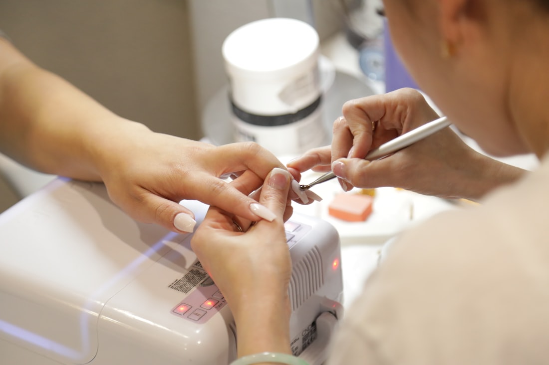 Aplicação de alongamento em gel